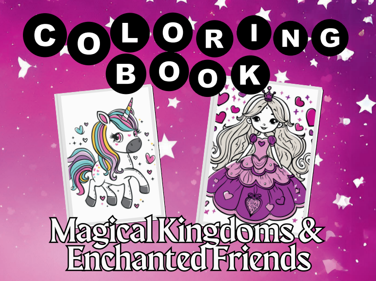 Magical Kingdom and Enchanted Friends Coloring Book